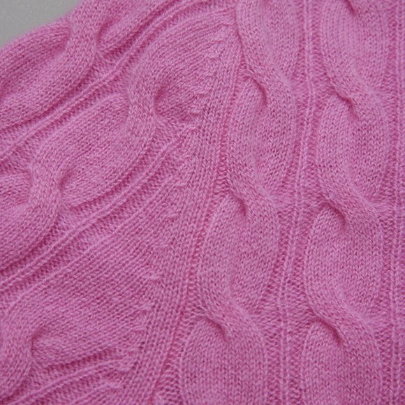 CHICJOC Women 100% Cashmere sweater in rose pink size 40 - Picture 11 of 15